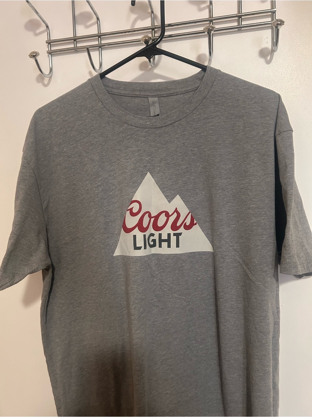 Next Level Apparel *Coors Light* Heather Grey Crew Neck Tee